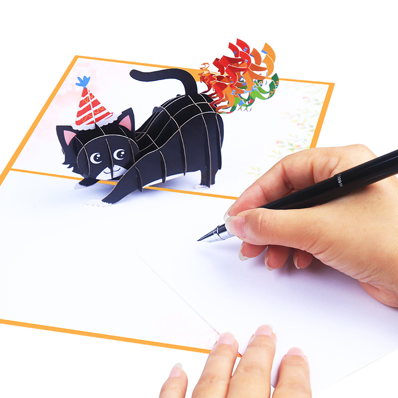 3D Printing Quote - Happy Birthday Pop-up Greeting Card with