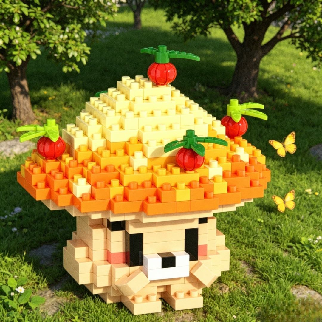 3D Printing Lego - 331pcs Mushroom 3D Puzzle Building Blocks