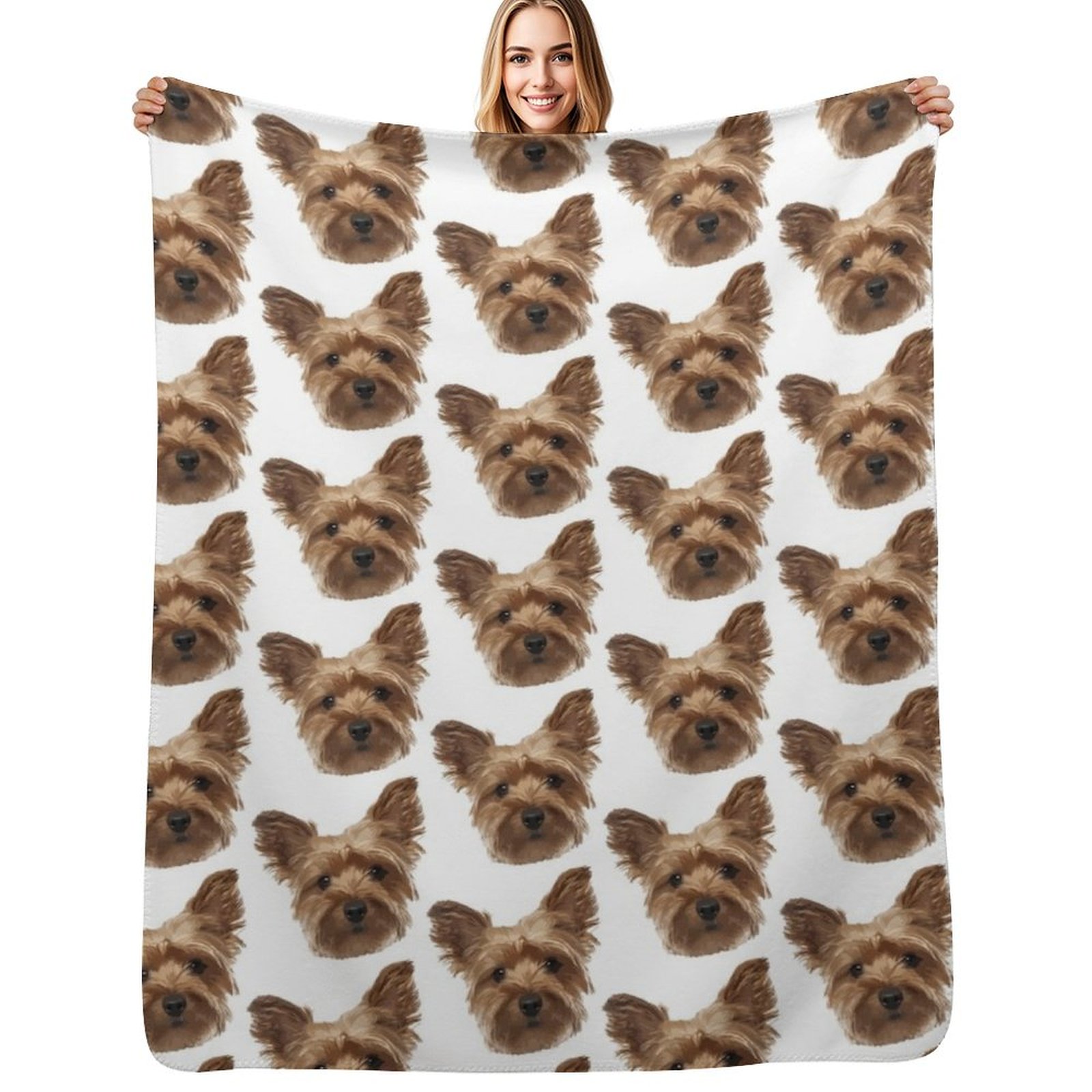 3D Printing Yorkshire - Yorkshire Terrier Throw Blanket Luxurious Soft