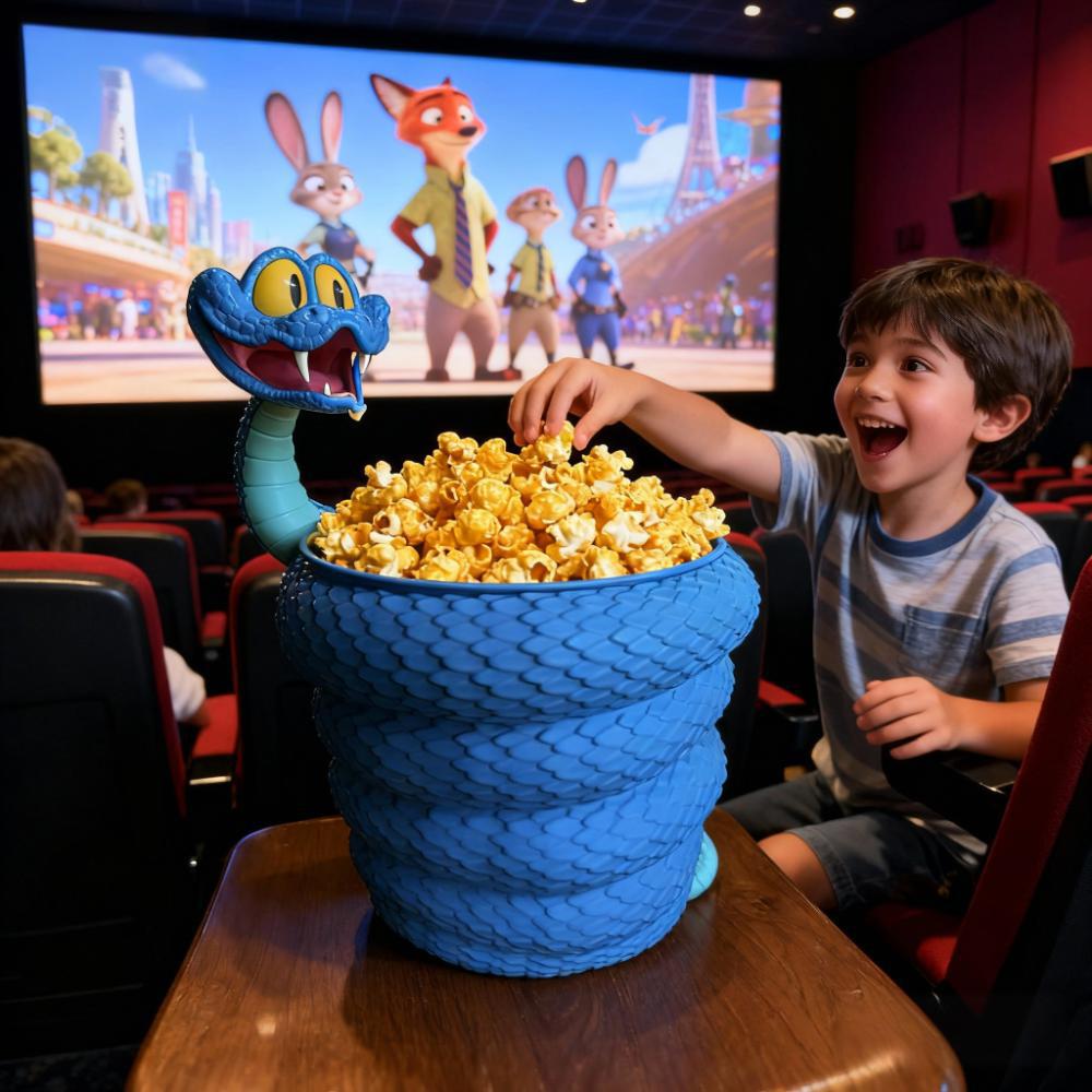 3D Printing Pen For Kids - Gary Popcorn Bucket, 3D Printed Snake
