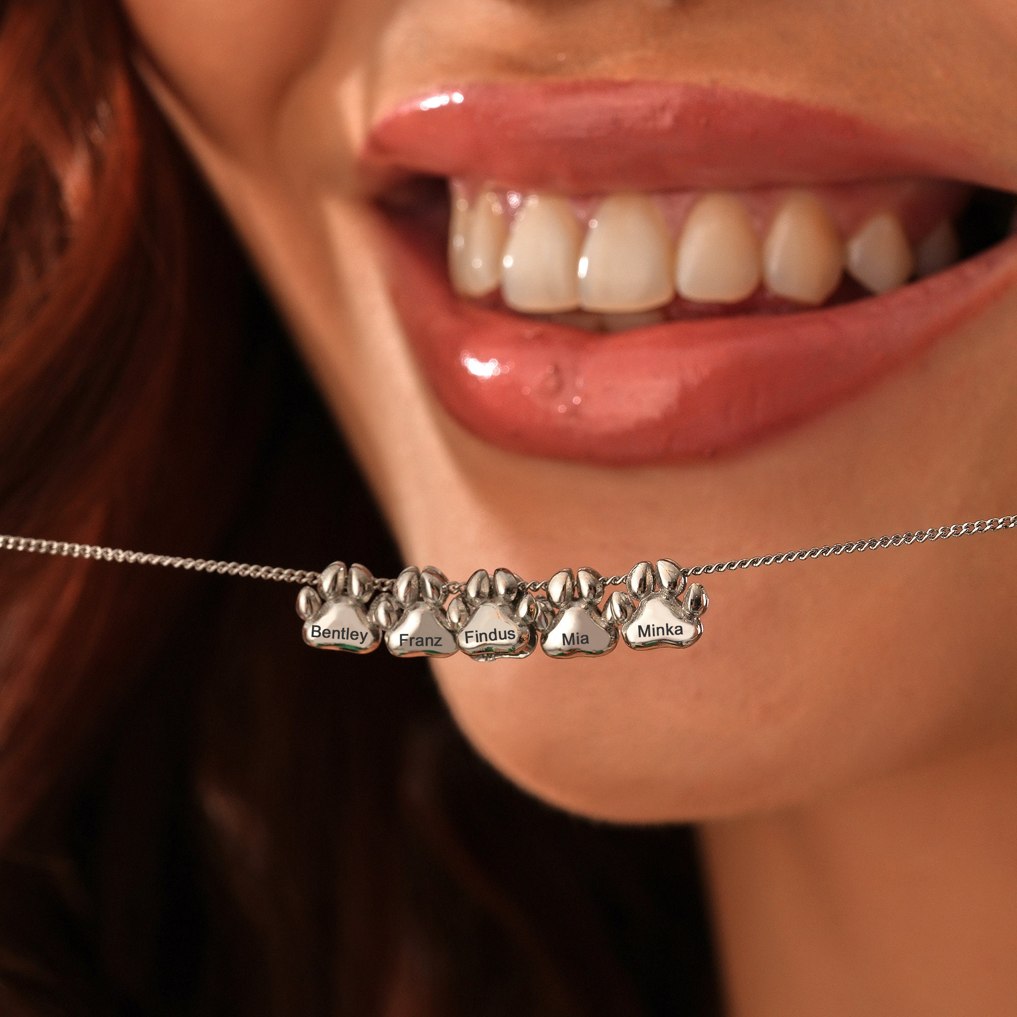 3D Printing Link - Engraving Name Necklace Gift Personalized 3D