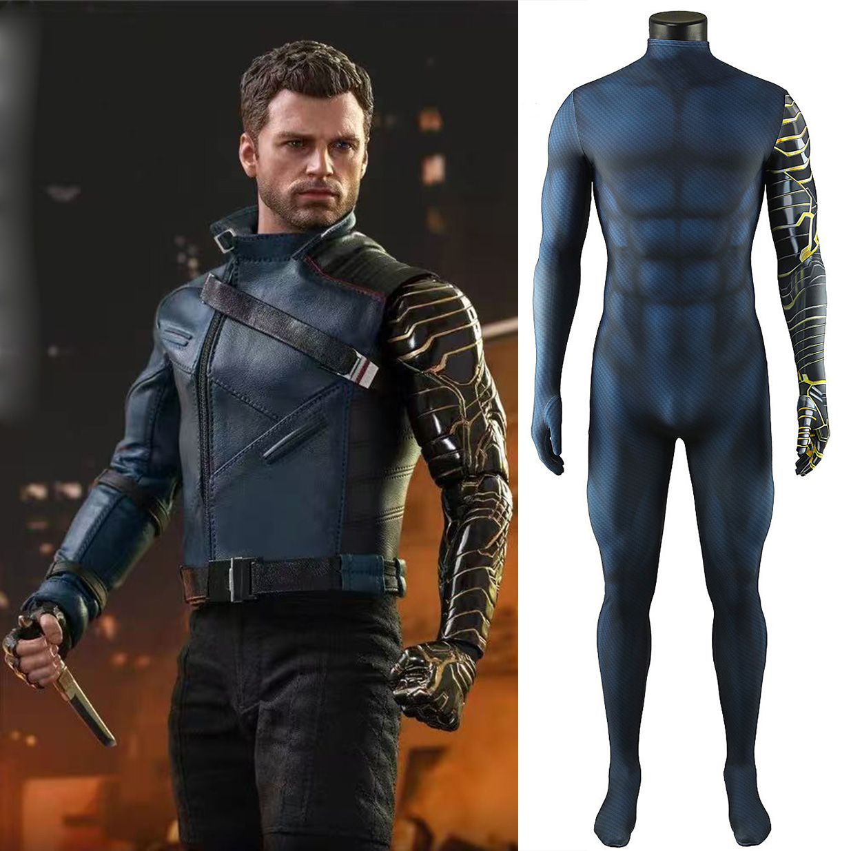 3D Printing Games Free - Thunderbolts Cosplay Winter Soldier Barnes Costume