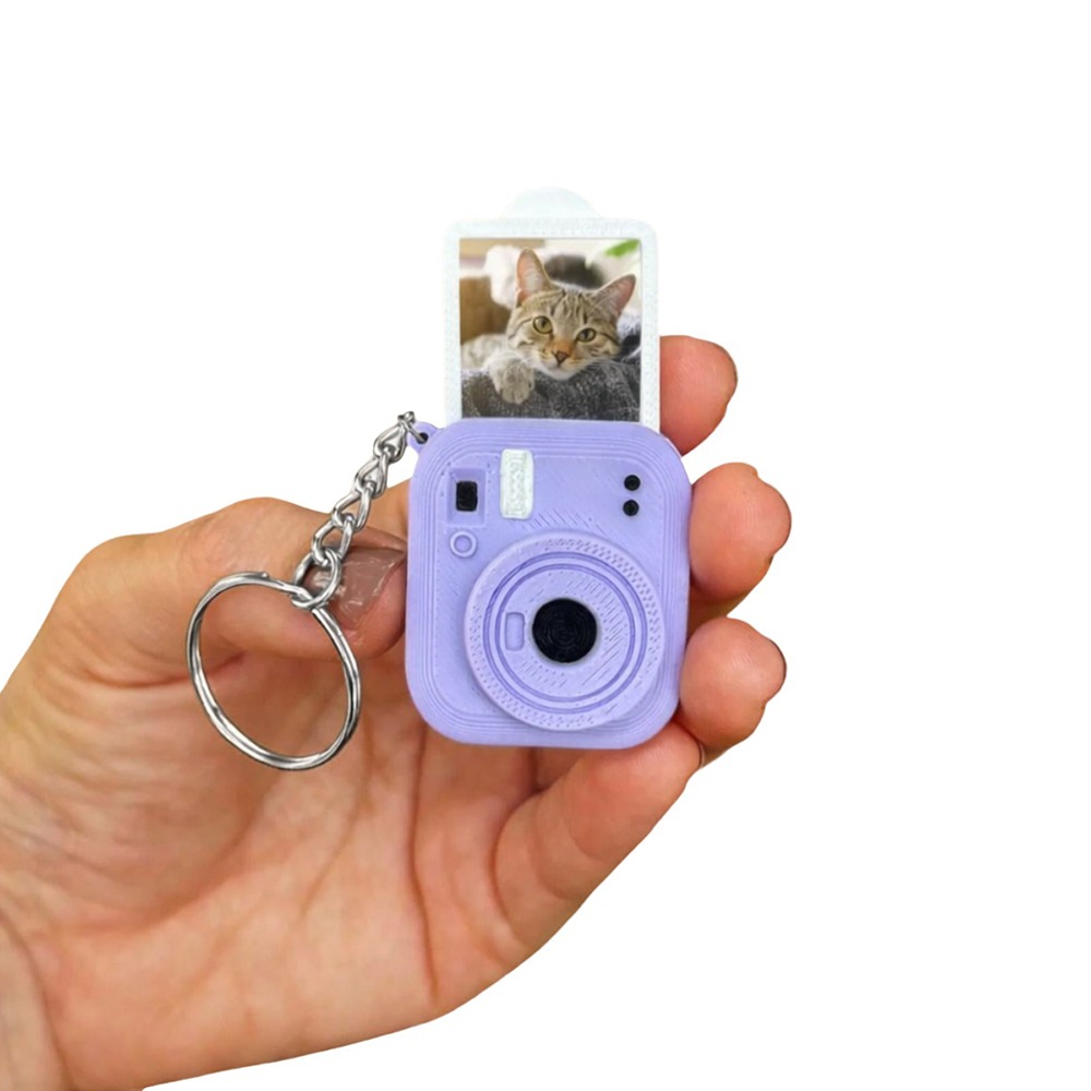 3D Printing Link - Portable Mini Camera Keychain Metal Key