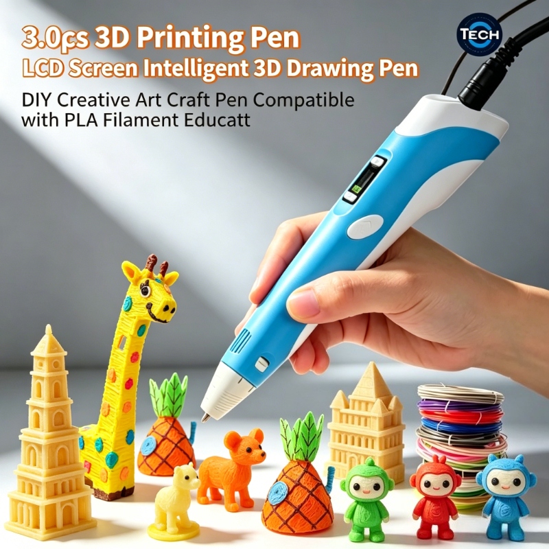 3D Printing Link - 3Pcs LCD Screen 3D Printing Pen