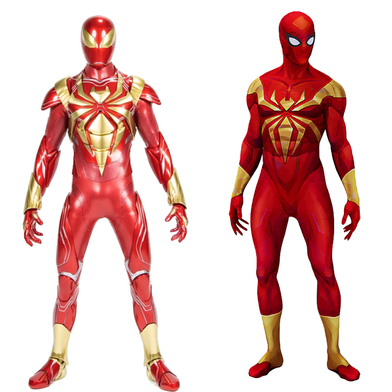 3D Printing Games Free - Iron Spiderman Cosplay Gold Iron SpiderBoy
