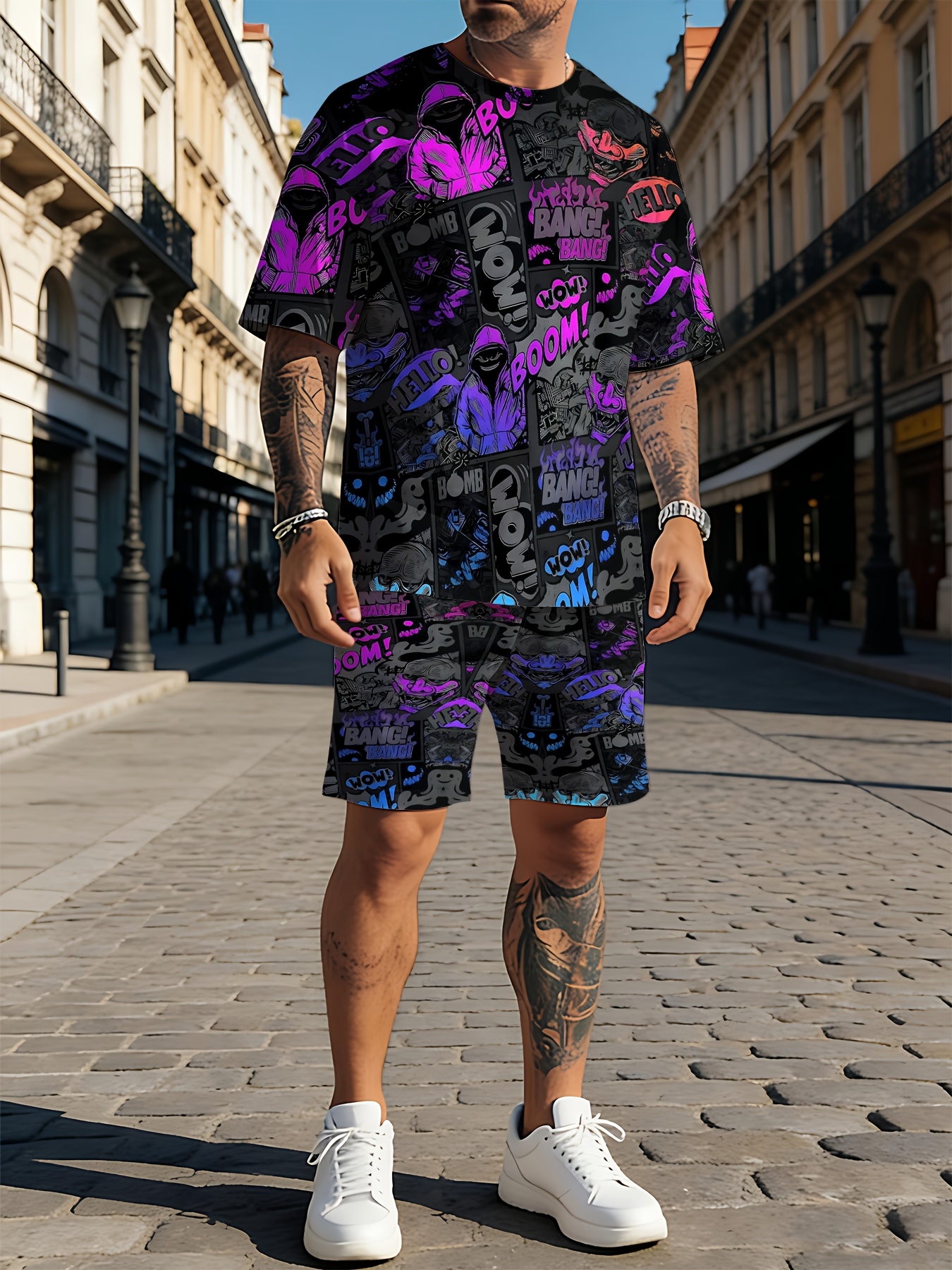3D Printing Designing - 2026 Summer New Men's Short-Sleeved Set