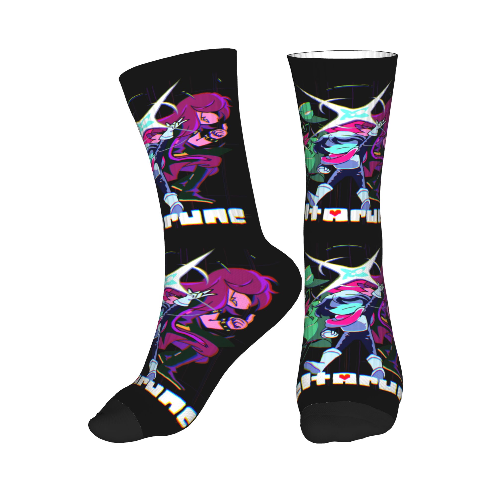3D Printing Games Free - Harajuku Hot Game Deltarune Socks Women