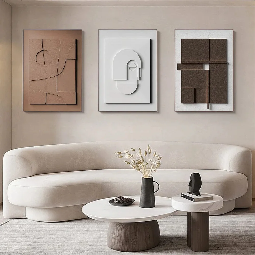 3D Printing Room - Nordic 3D Effect Geometric Canvas Painting