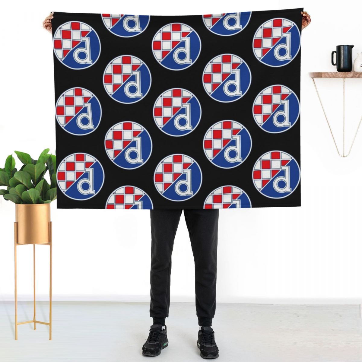 3D Printing Zagreb - Dinamo Zagreb Throw Blanket Decorative Soft