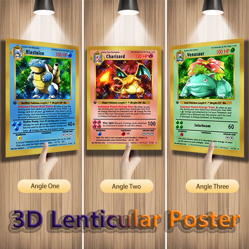 Anime Pokemon 3D Lenticular Po - 3D Printing Room recensie en prijs