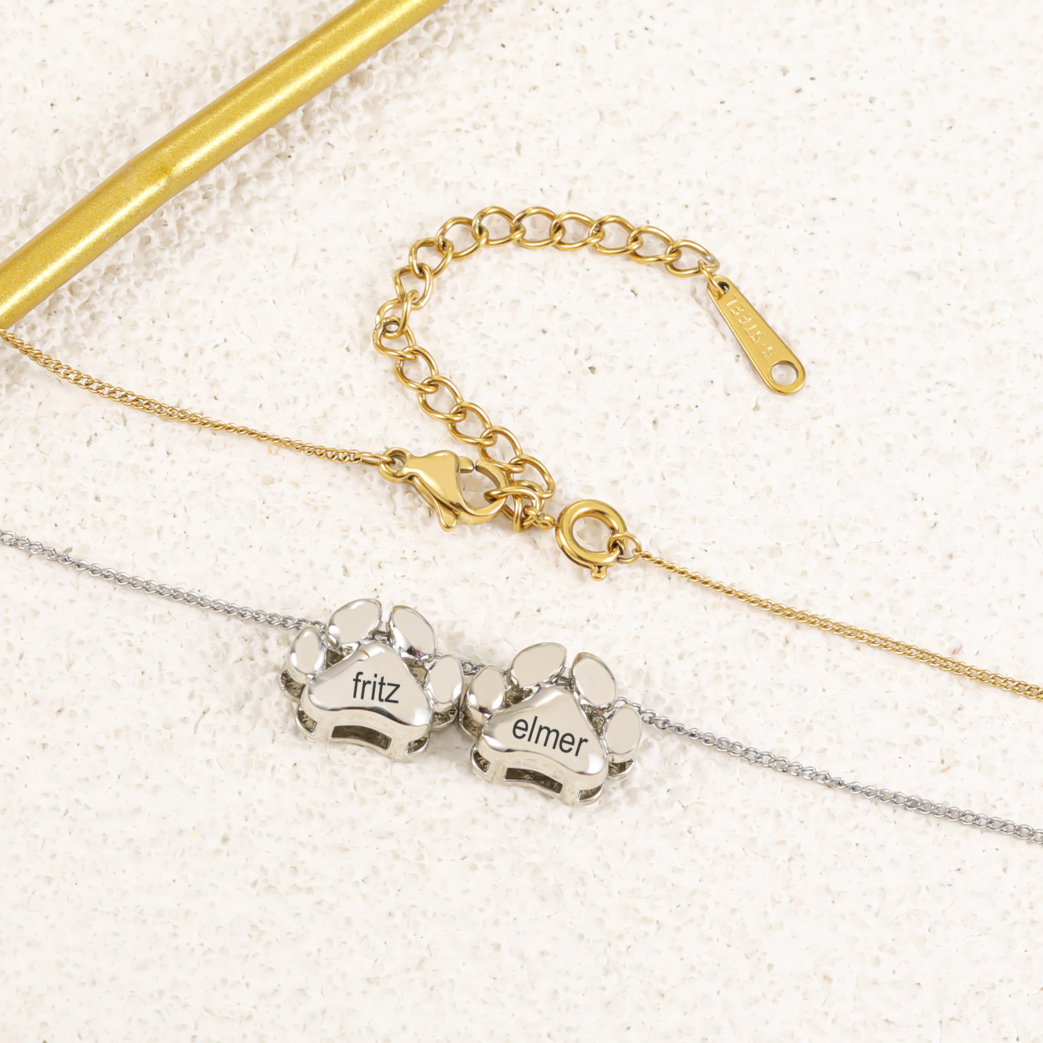 3D Luxury Paw Bracelet Custom  - 3D Printing Link recensie en prijs