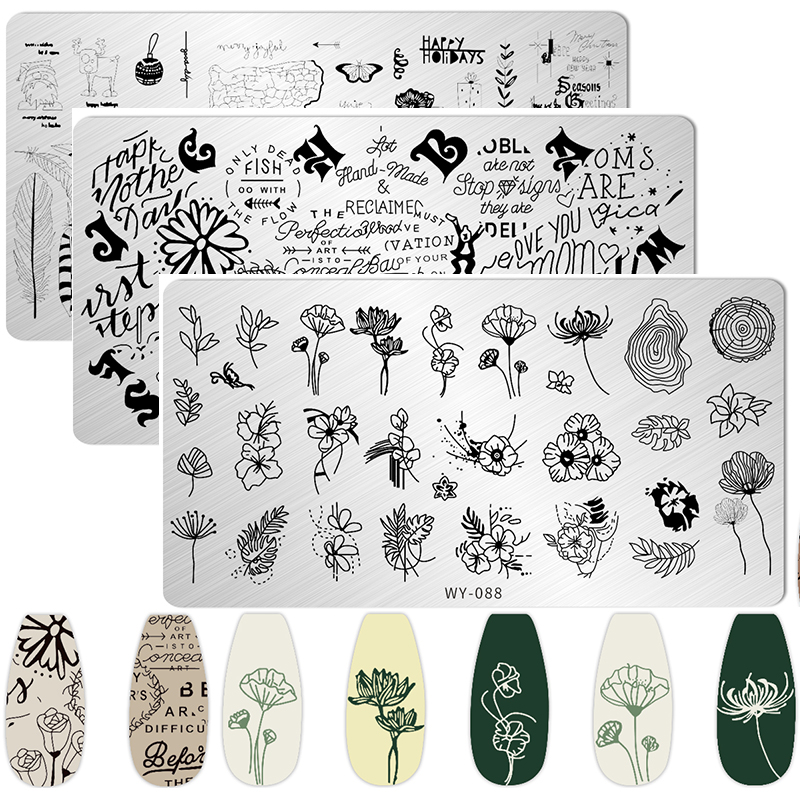 Leaves Flower Nail Art Stampin - 3D Printing Templates Free recensie en prijs