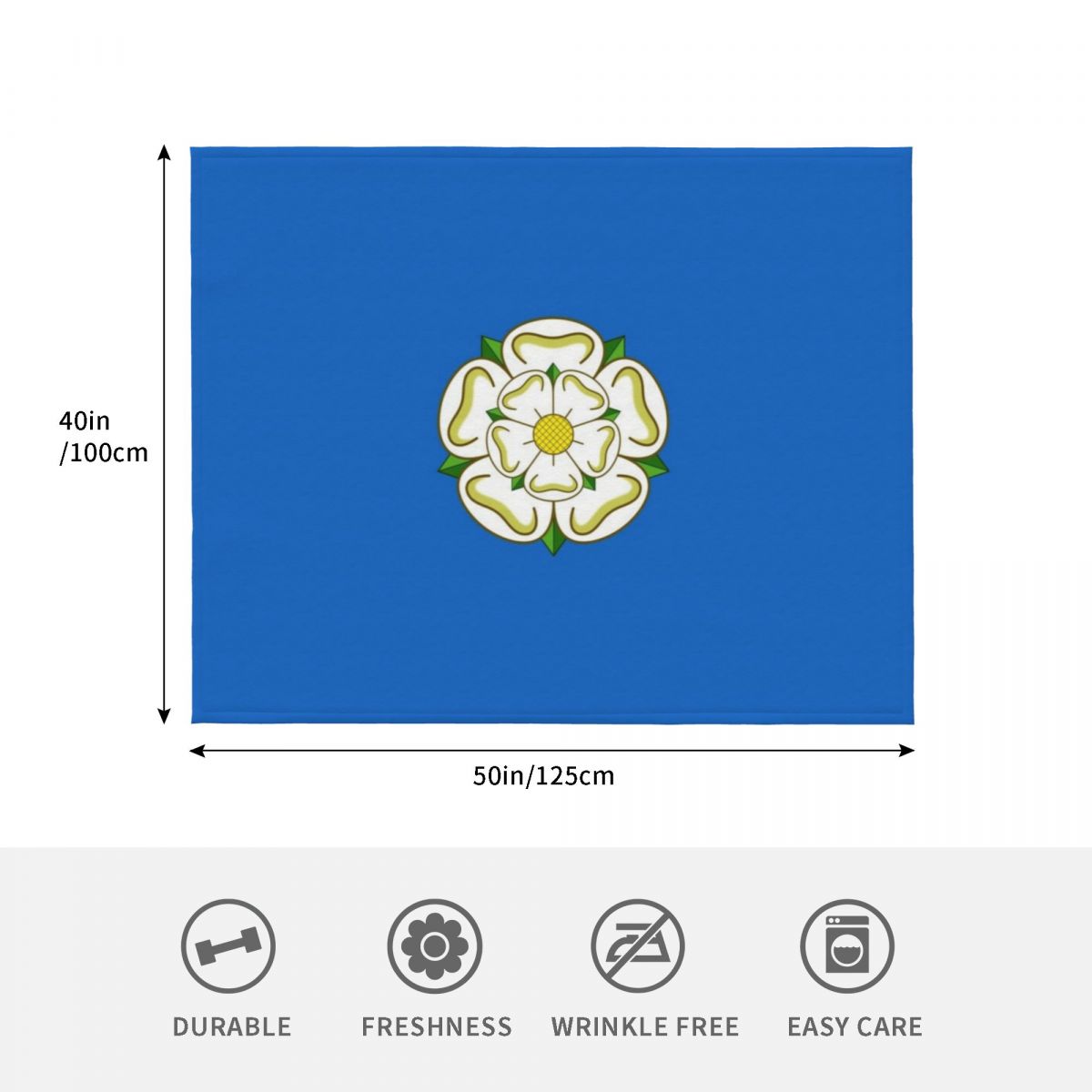 Yorkshire Rose Throw Blanket F - 3D Printing Yorkshire recensie en prijs