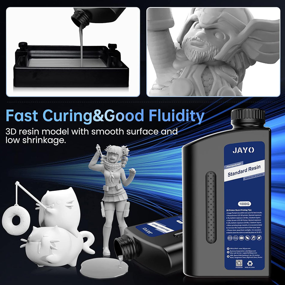 JAYO 3D Resin ABS Like/Like PA - 3D Printing Vinyl recensie en prijs