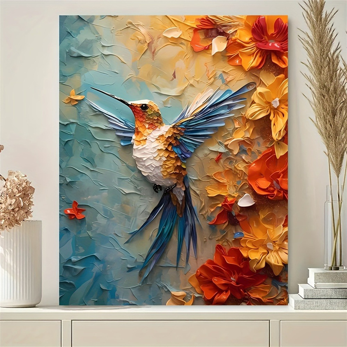 Vibrant Hummingbird & Floral 3 - 3D Printing Room recensie en prijs