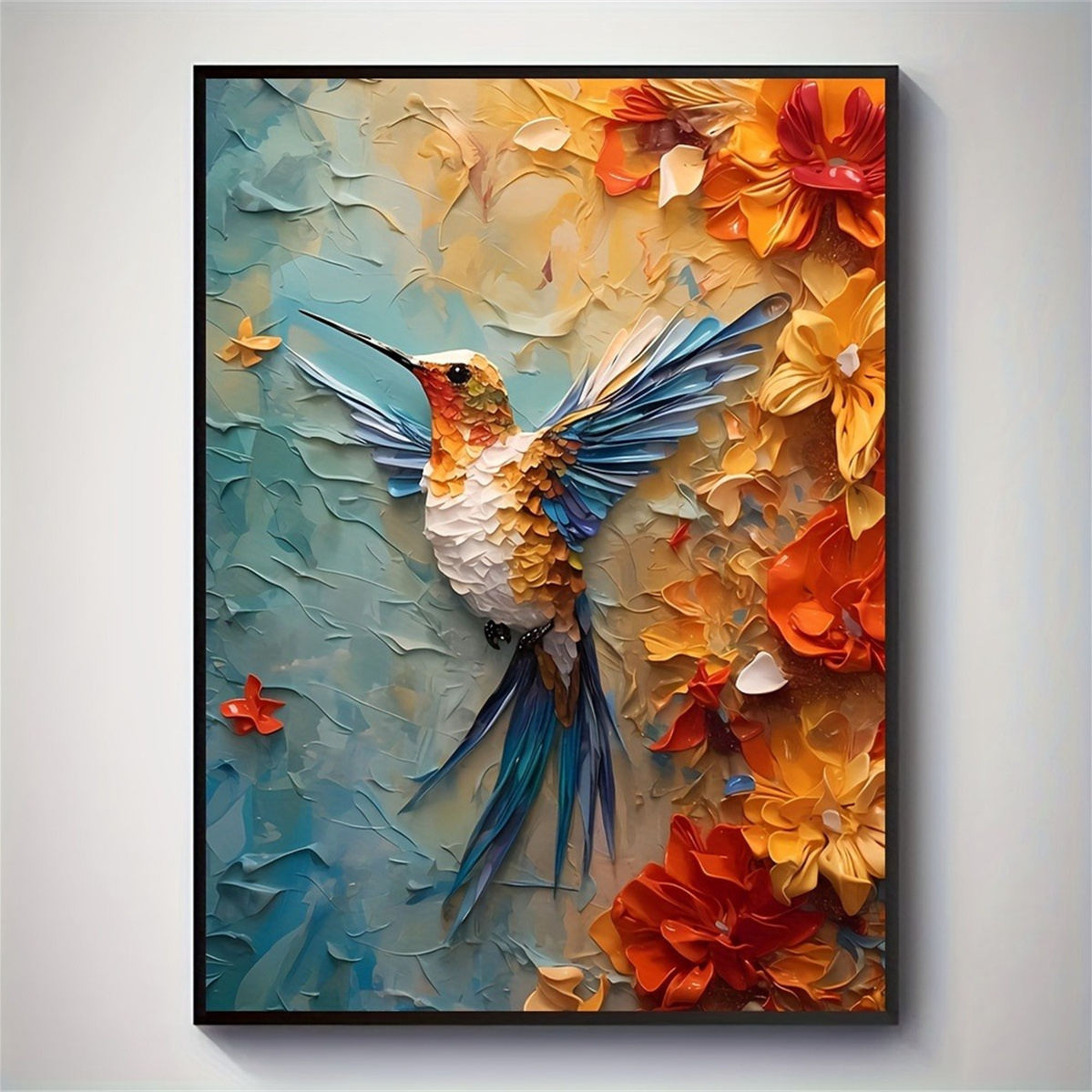 Vibrant Hummingbird & Floral 3 - 3D Printing Room recensie en prijs