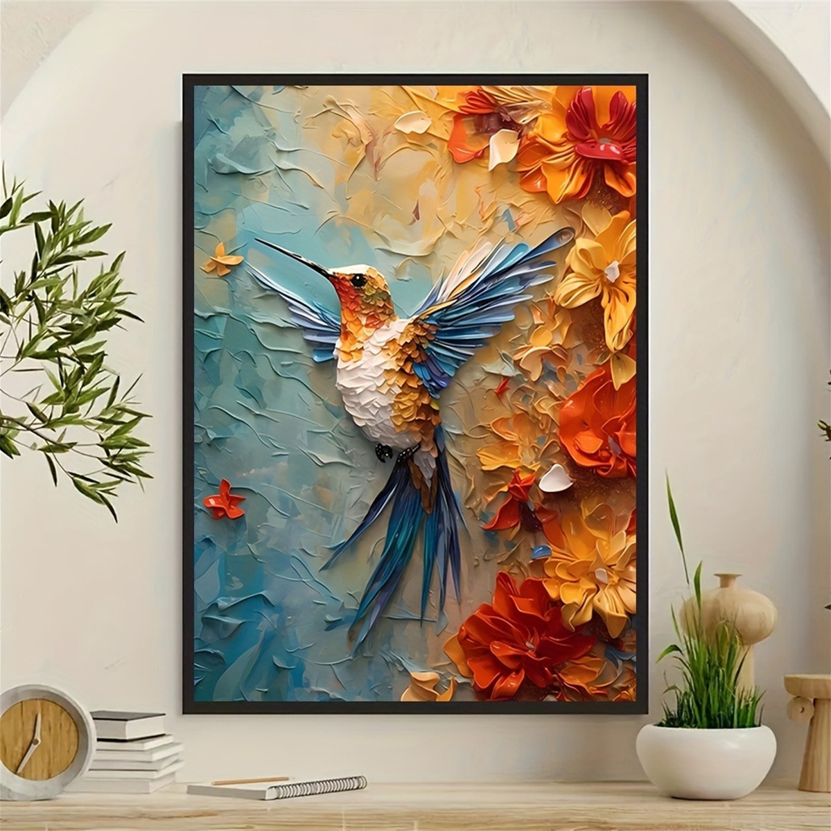 Vibrant Hummingbird & Floral 3 - 3D Printing Room recensie en prijs
