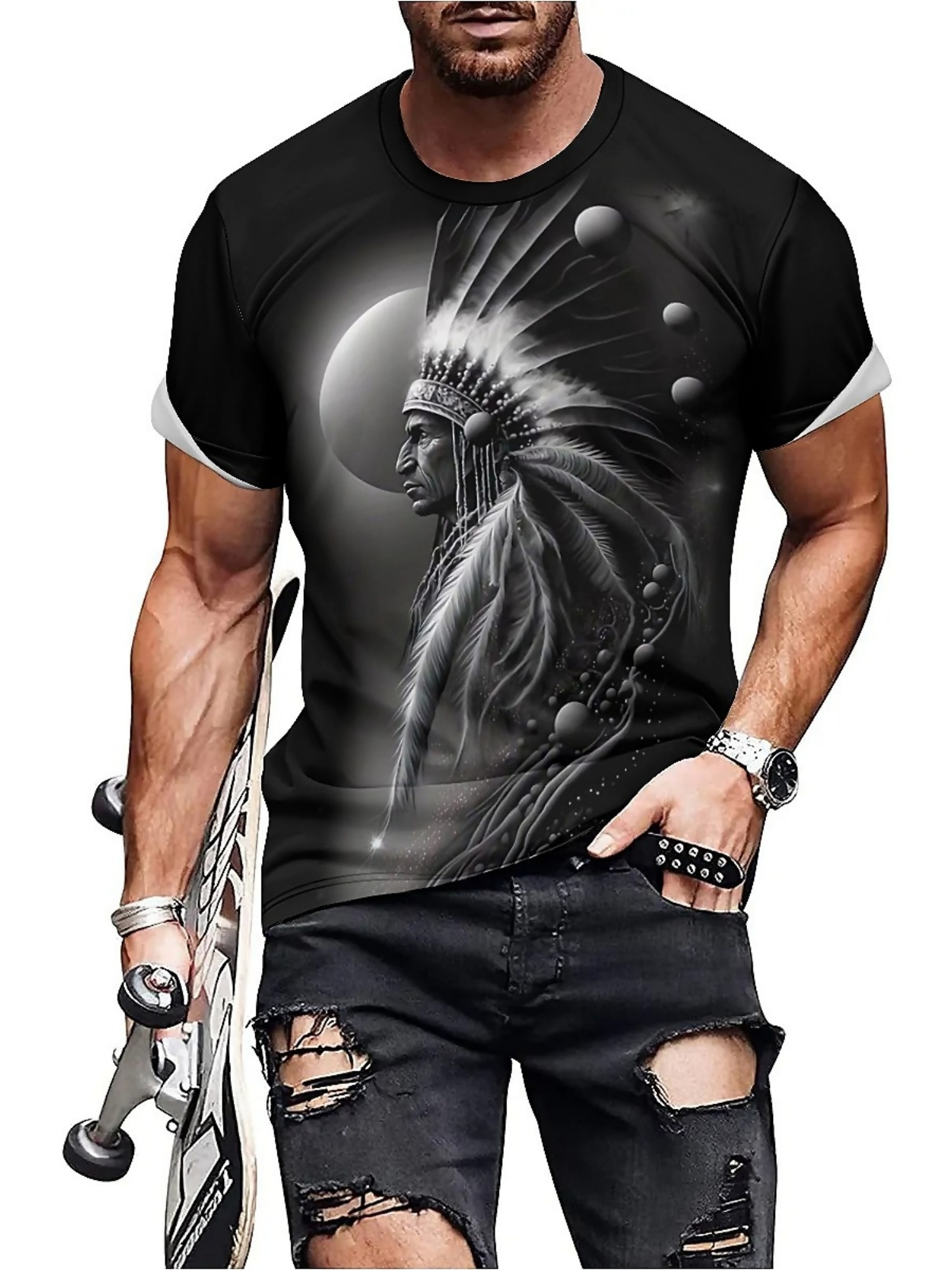 Men's 3D Printed Tribal Chieft - 3D Printing Designing recensie en prijs