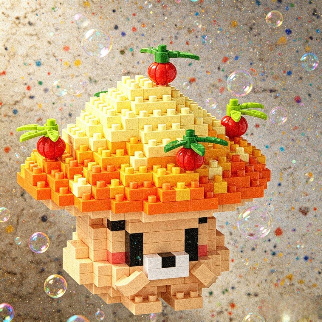 331pcs Mushroom 3D Puzzle Buil - 3D Printing Lego recensie en prijs