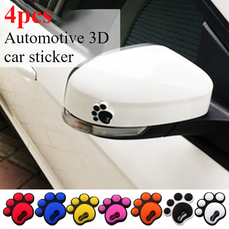 4pcs Dog Paw Print Anti-Collis - 3D Printing Vinyl recensie en prijs