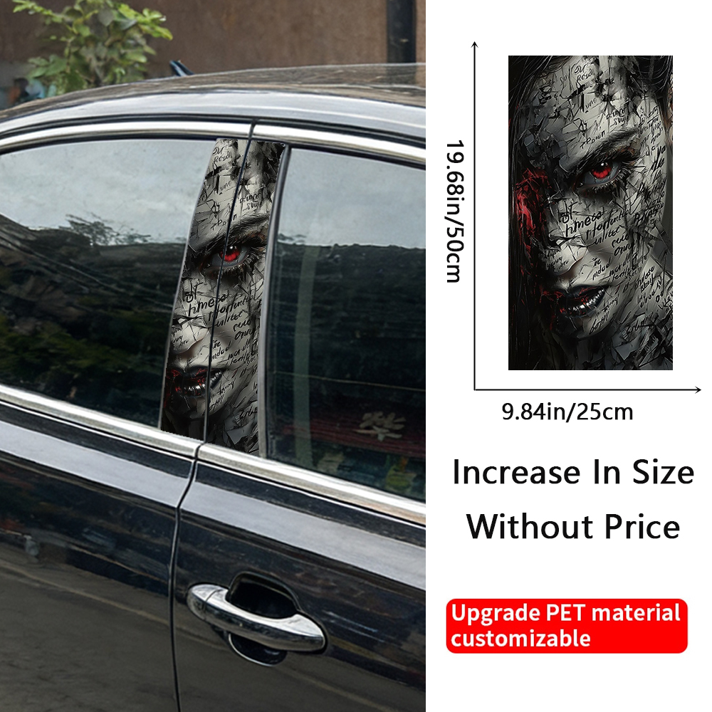 2PCS Broken Text Gothic Demon  - 3D Printing Vinyl recensie en prijs