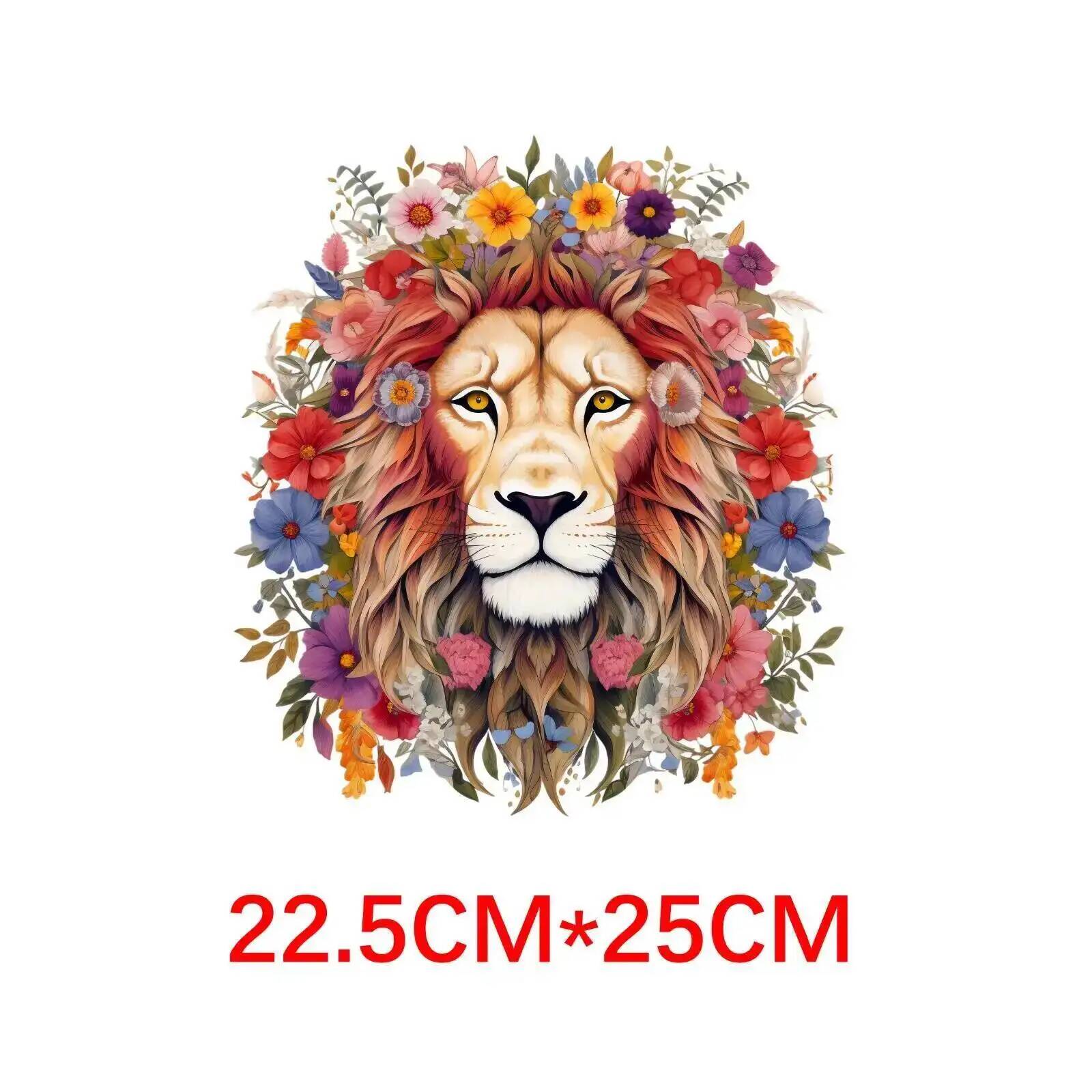 25cm Lion Tiger Flower Animal  - 3D Printing Vinyl recensie en prijs