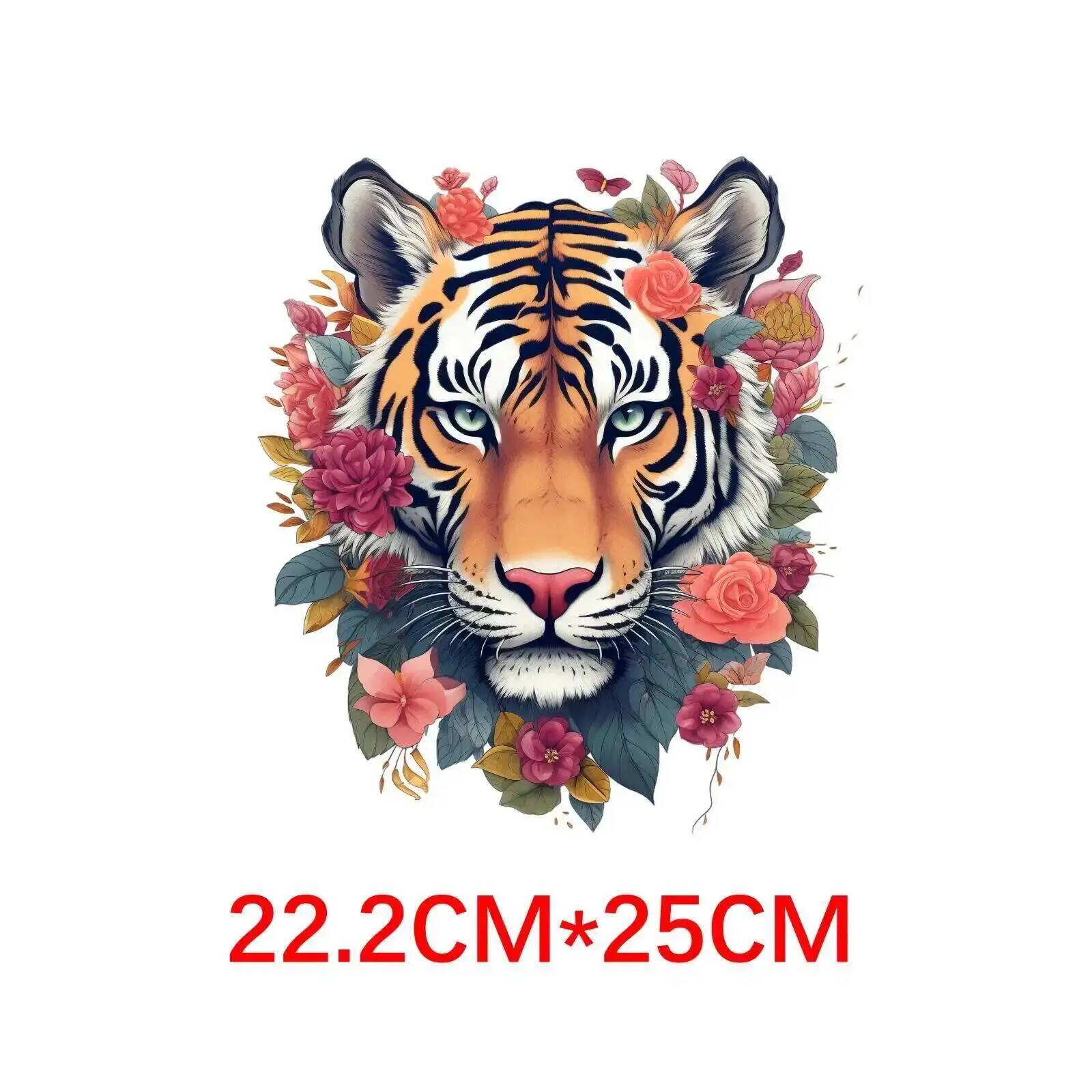 25cm Lion Tiger Flower Animal  - 3D Printing Vinyl recensie en prijs