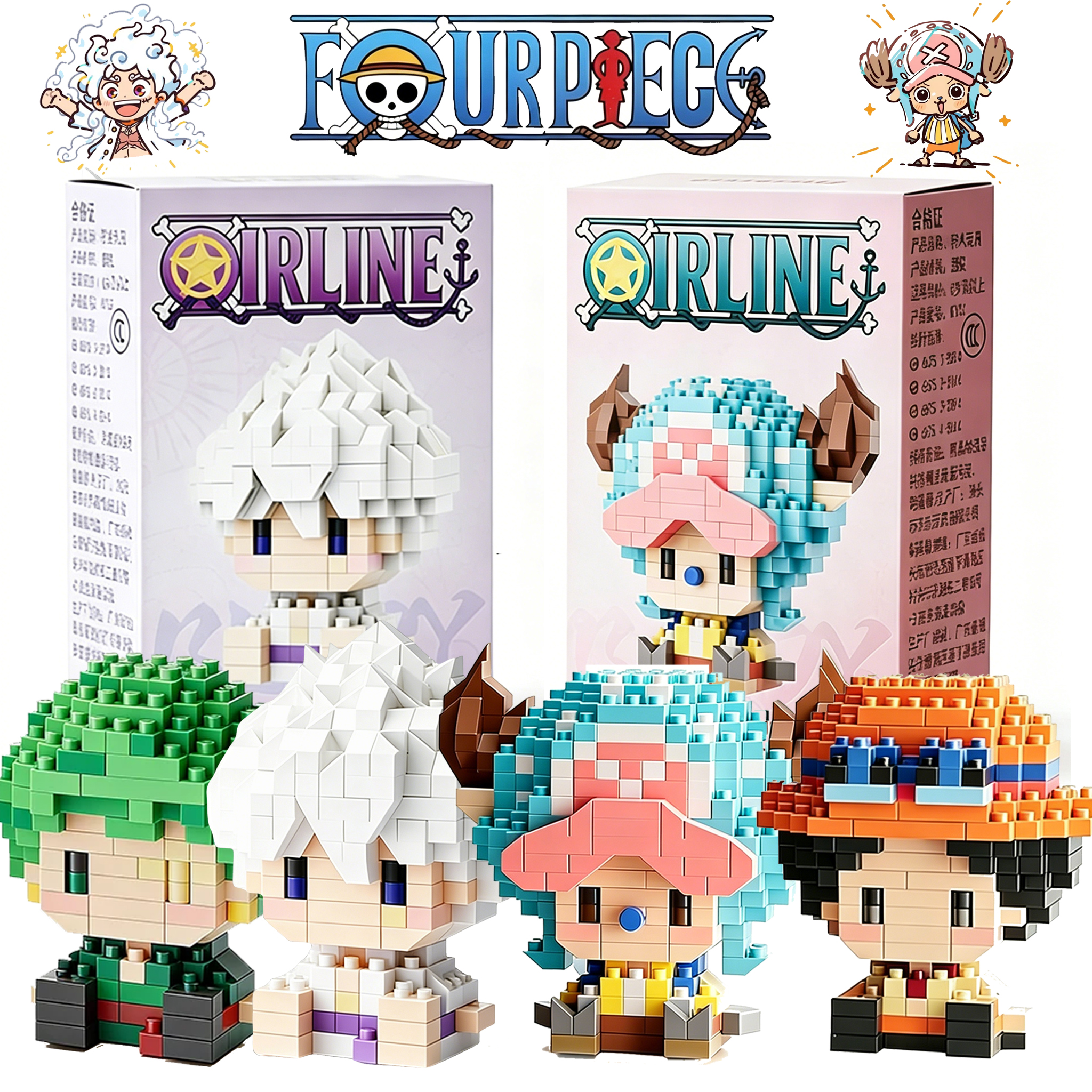 Anime Character Model Luffy 3D - 3D Printing Lego recensie en prijs