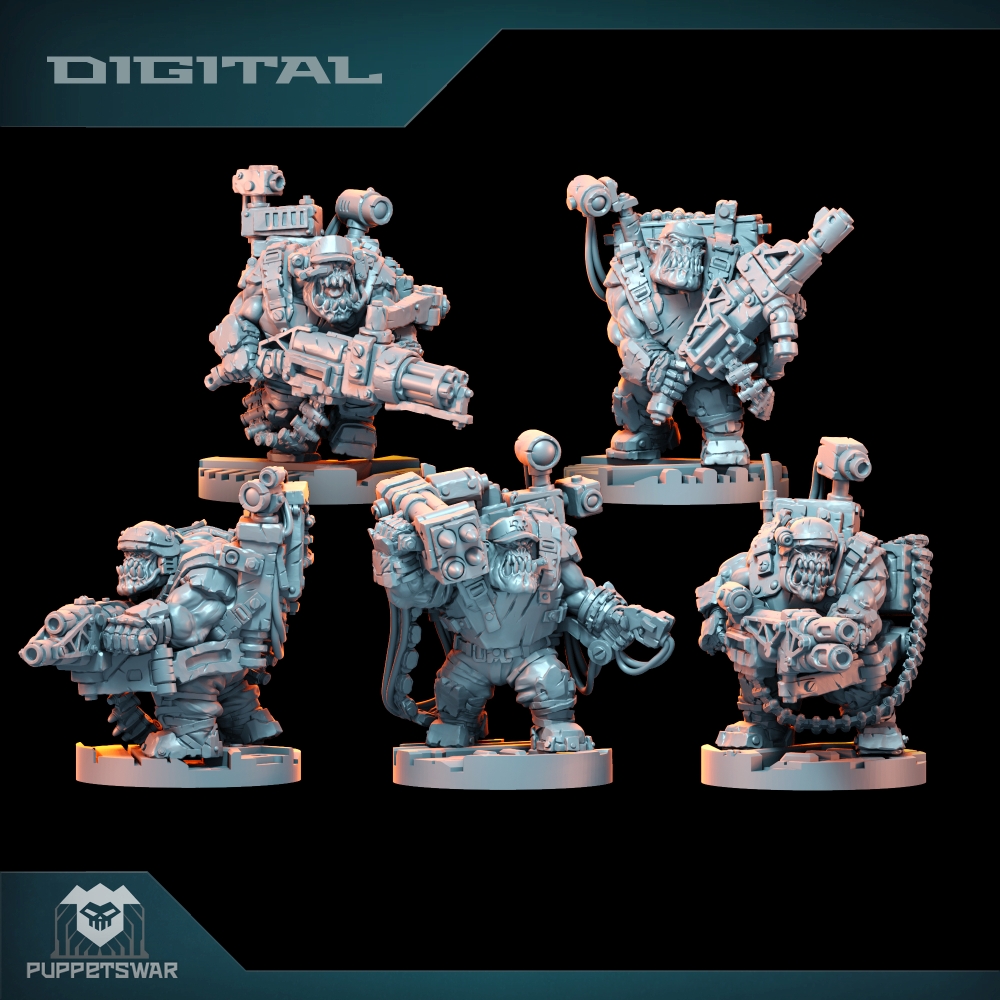 Orc Ultimate Badasses Squad, G - 3D Printing Jobs recensie en prijs