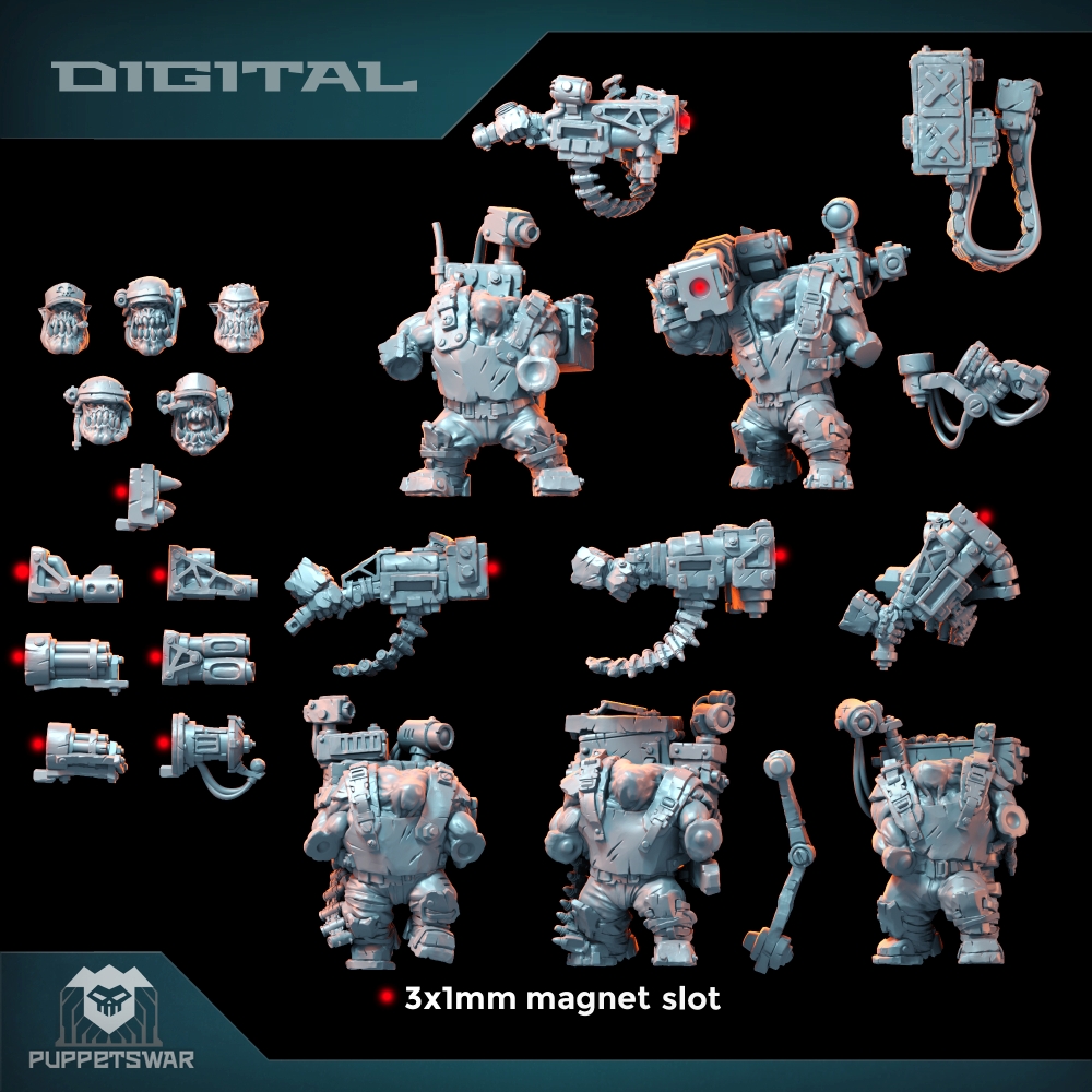 Orc Ultimate Badasses Squad, G - 3D Printing Jobs recensie en prijs