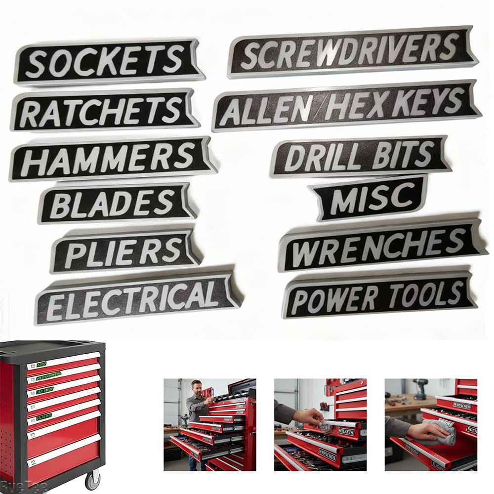 12 Pack Magnetic Toolbox Label - 3D Printing Quote recensie en prijs