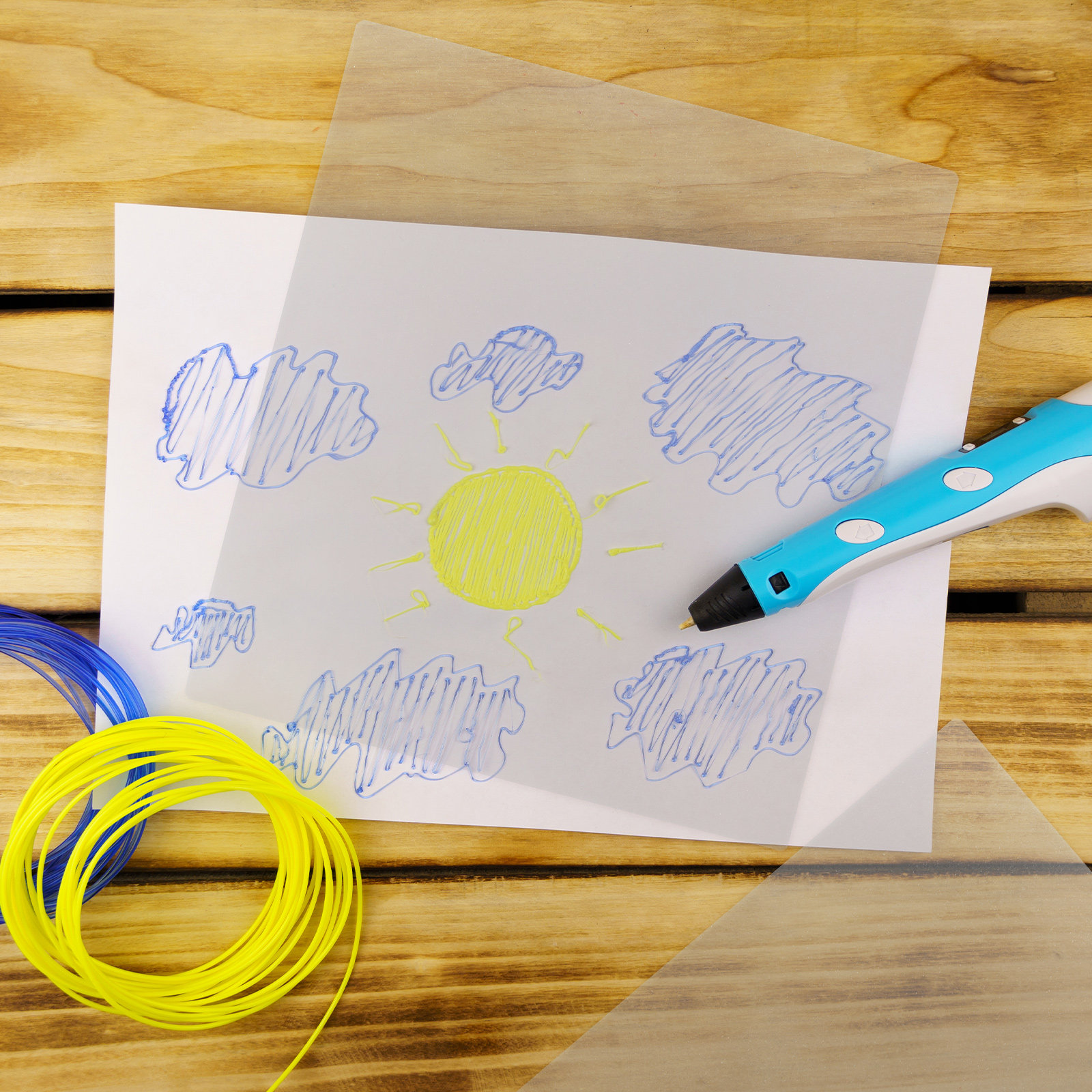 10Pcs Clear PVC 3D Pen Drawing - 3D Printing Templates Free recensie en prijs