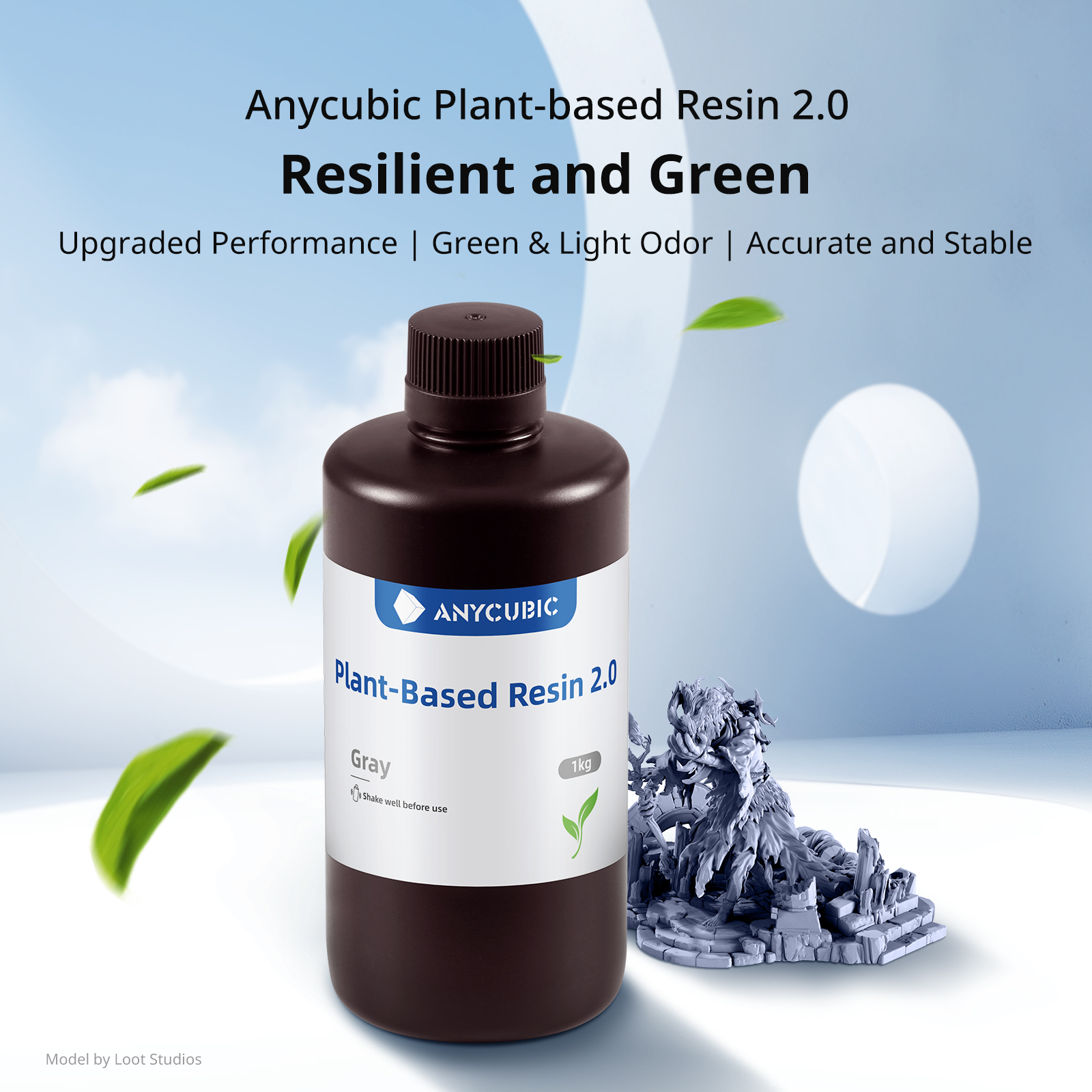 NEWEST ANYCUBIC ECO UV Resin 2 - 3D Printing Vinyl recensie en prijs