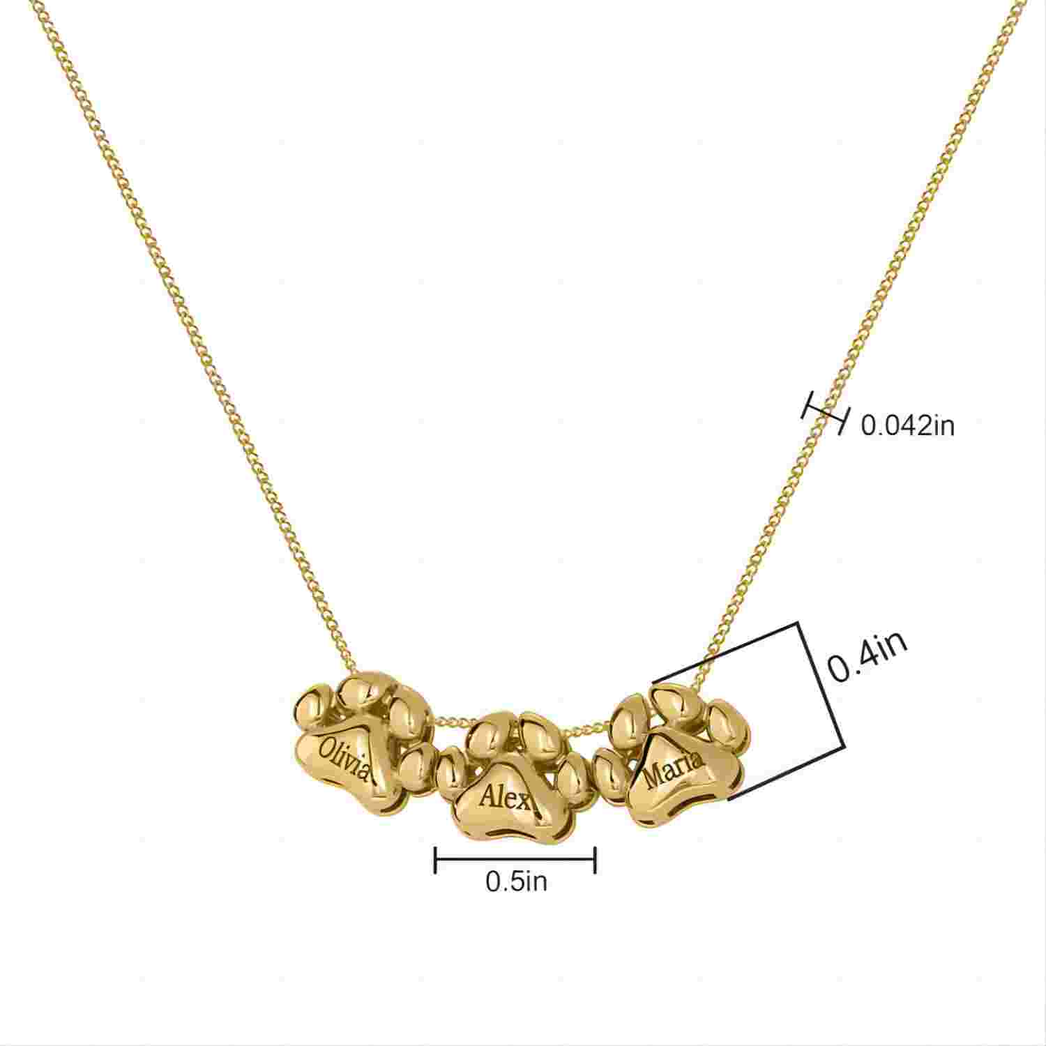 Engraving Name Necklace Gift P - 3D Printing Link recensie en prijs