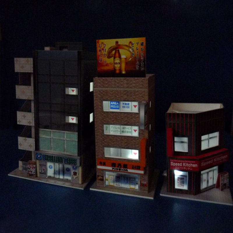 1:150 N-Scale Japanese Buildin - 3D Printing Lego recensie en prijs