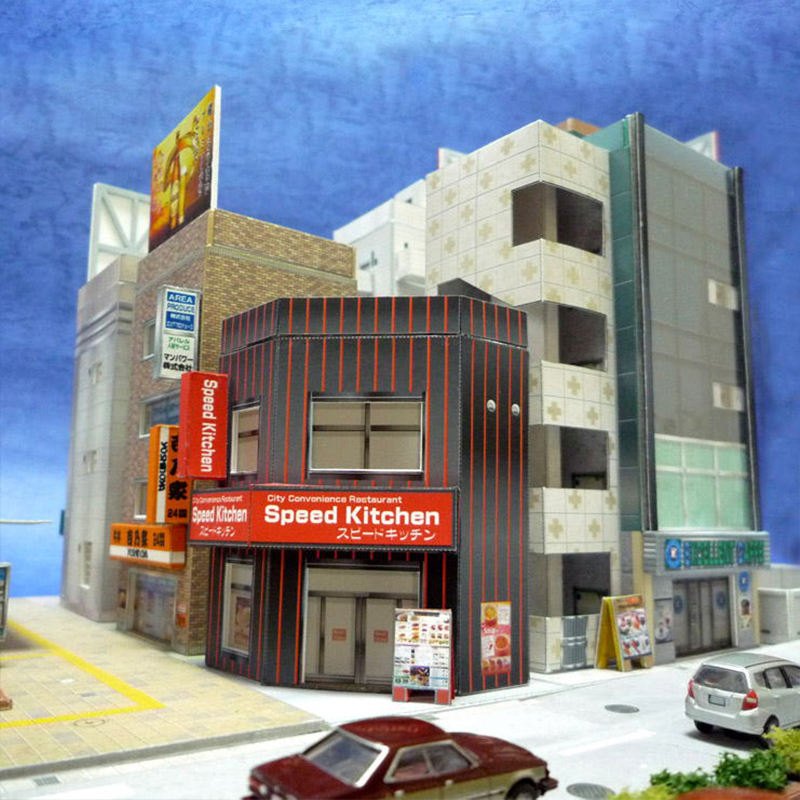 1:150 N-Scale Japanese Buildin - 3D Printing Lego recensie en prijs