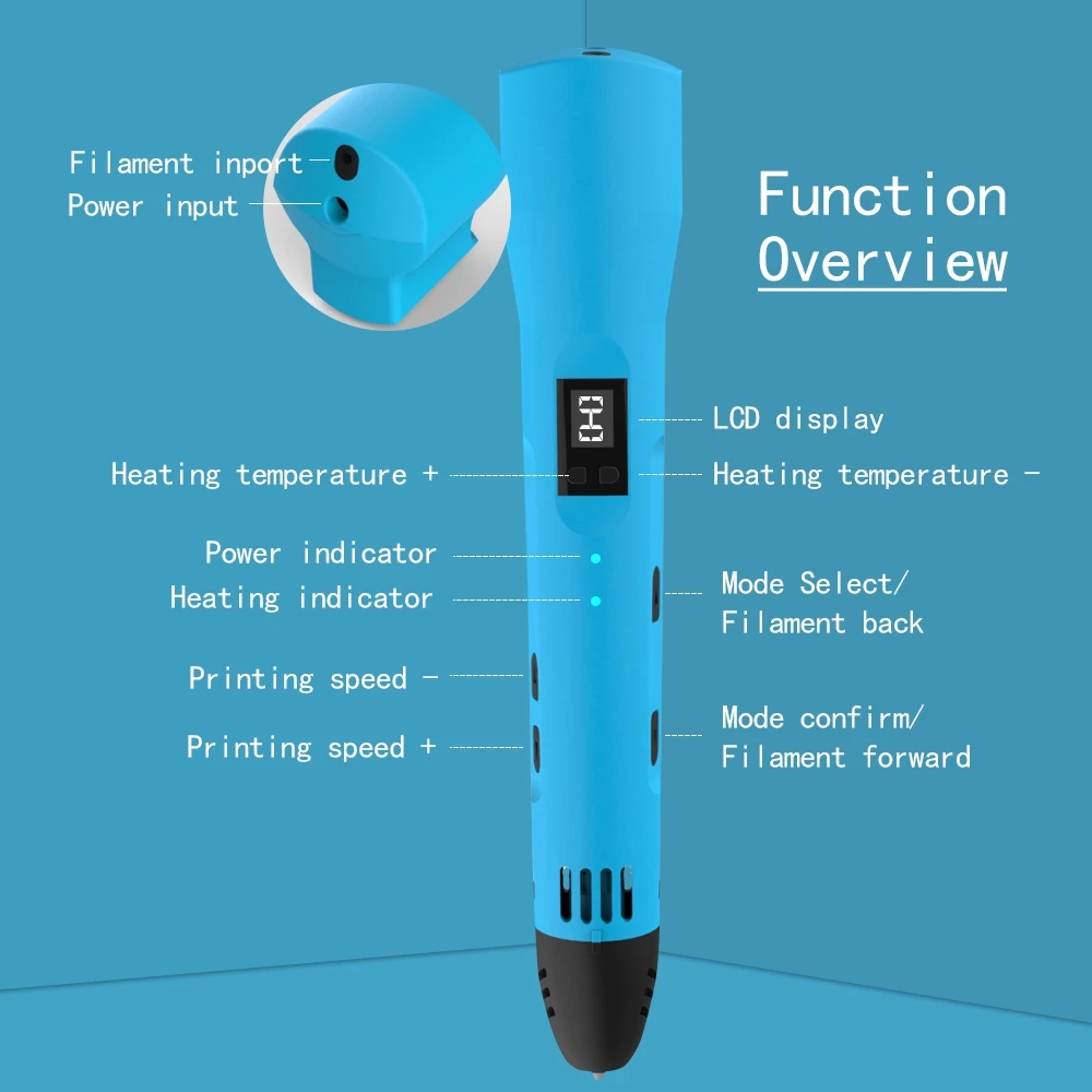QCREATE 3D Printing Pen 1.75mm - 3D Printing Pen For Kids recensie en prijs
