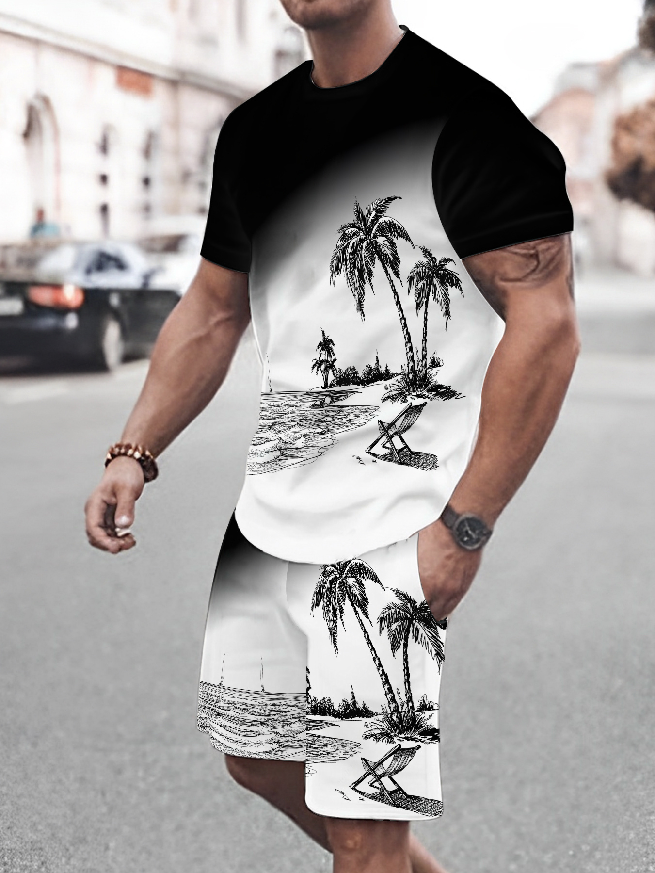 2026 Summer New Men's Short-Sl - 3D Printing Designing recensie en prijs