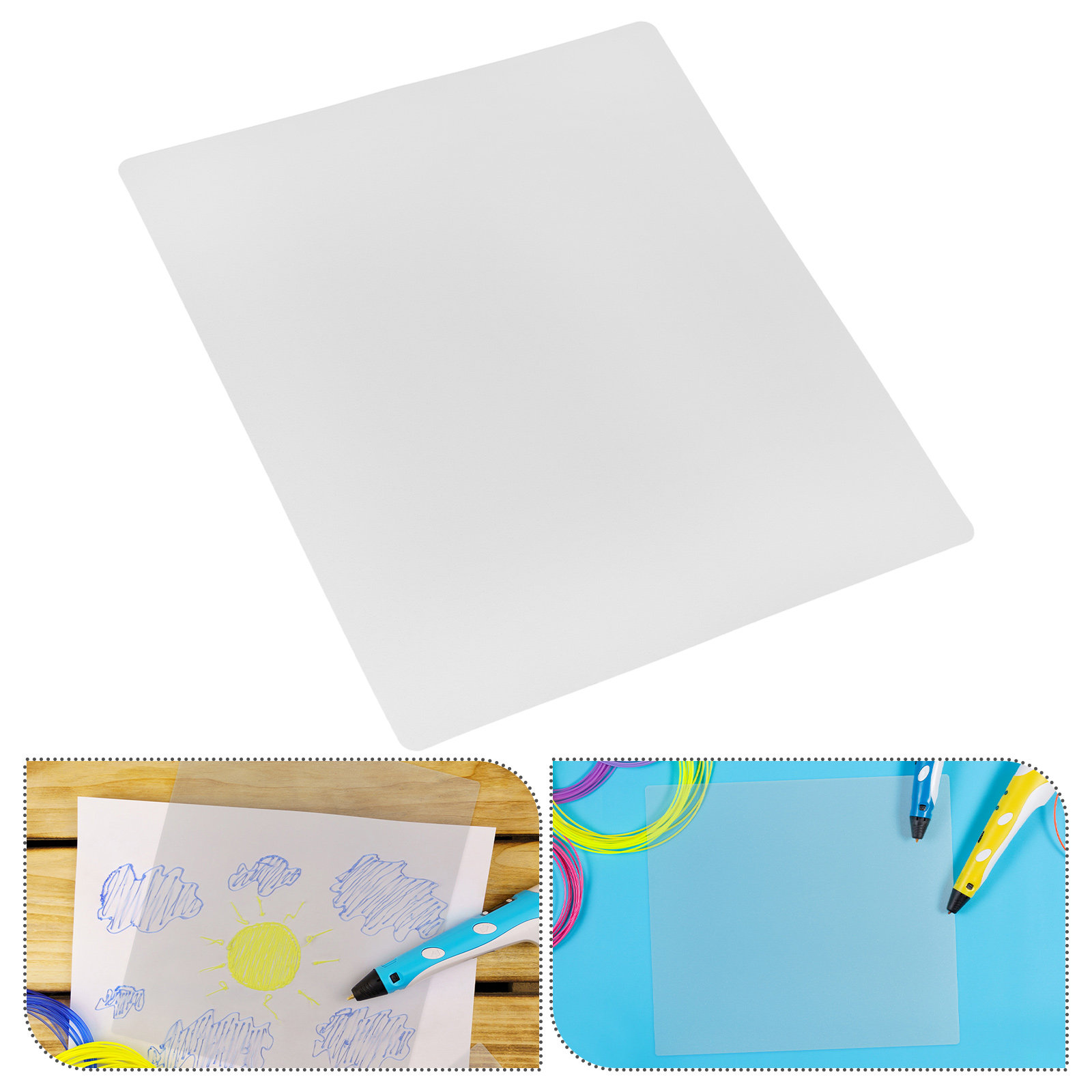 12Pcs Transparent 3D Drawing M - 3D Printing Templates Free recensie en prijs