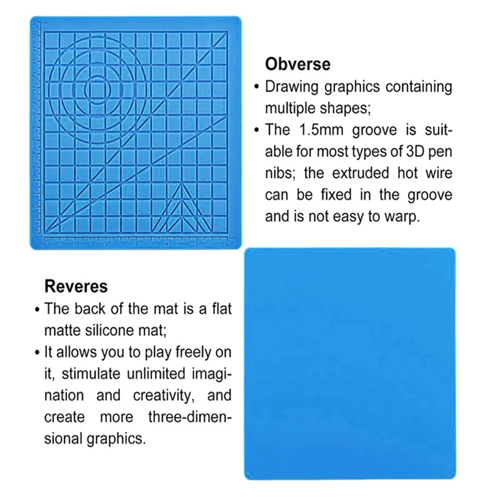 3D Printing Pen Silicone Mat D - 3D Printing Templates Free recensie en prijs