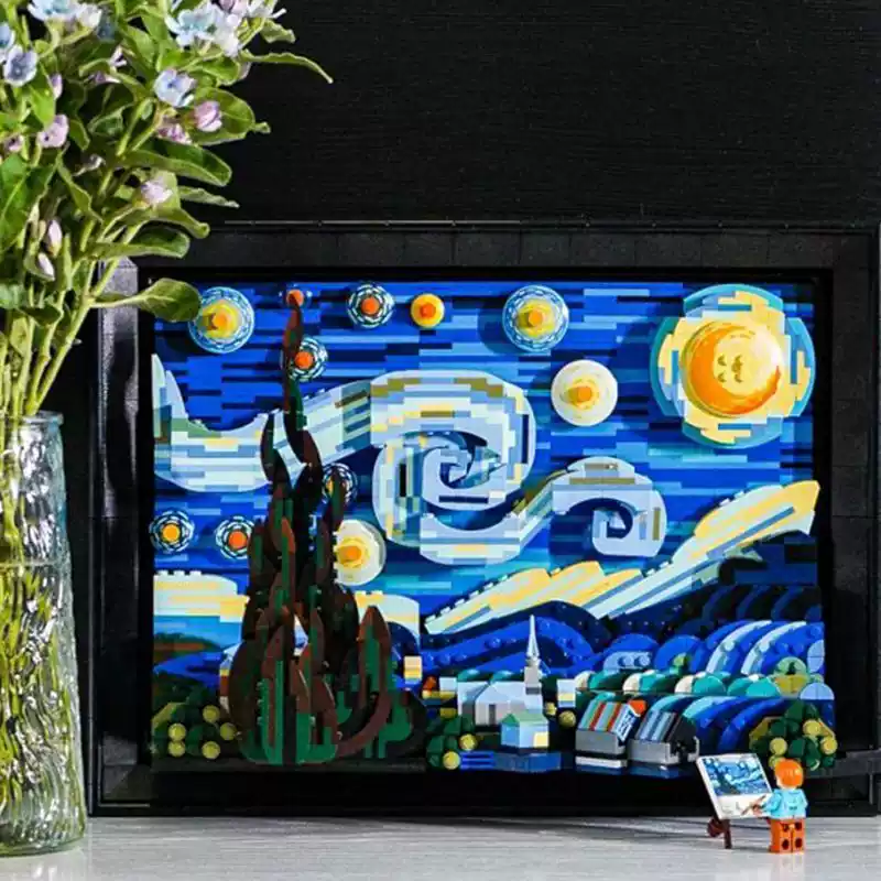 Van Gogh Starry Night 3D Build - 3D Printing Lego recensie en prijs