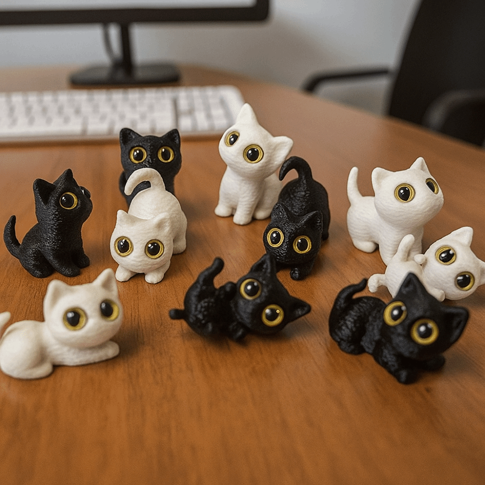 PLA Halloween Cat Anime Figure - 3D Printing Jobs recensie en prijs