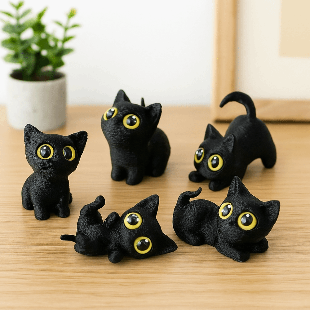 PLA Halloween Cat Anime Figure - 3D Printing Jobs recensie en prijs