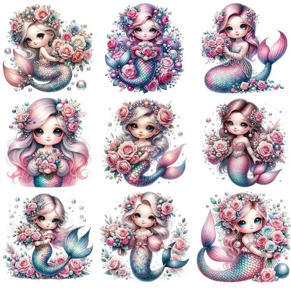 15cm Cute Kids Flower Mermaid  - 3D Printing Vinyl recensie en prijs