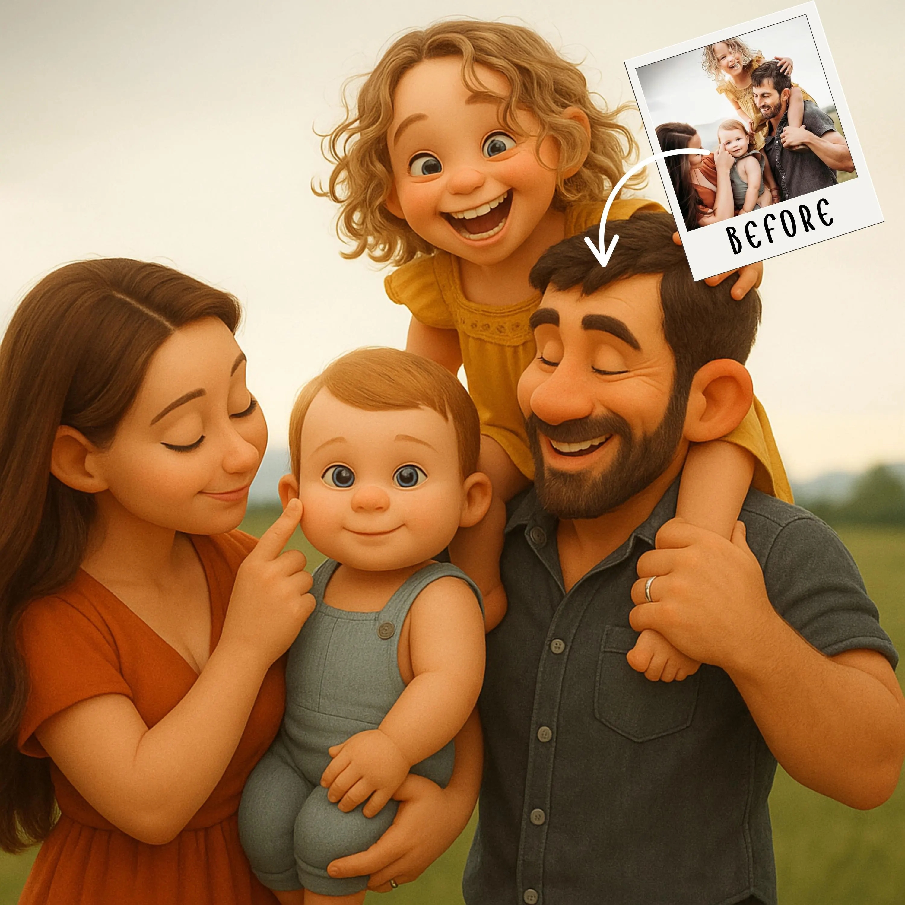 Custom 3D Cartoon Style Portra - 3D Printing Room recensie en prijs