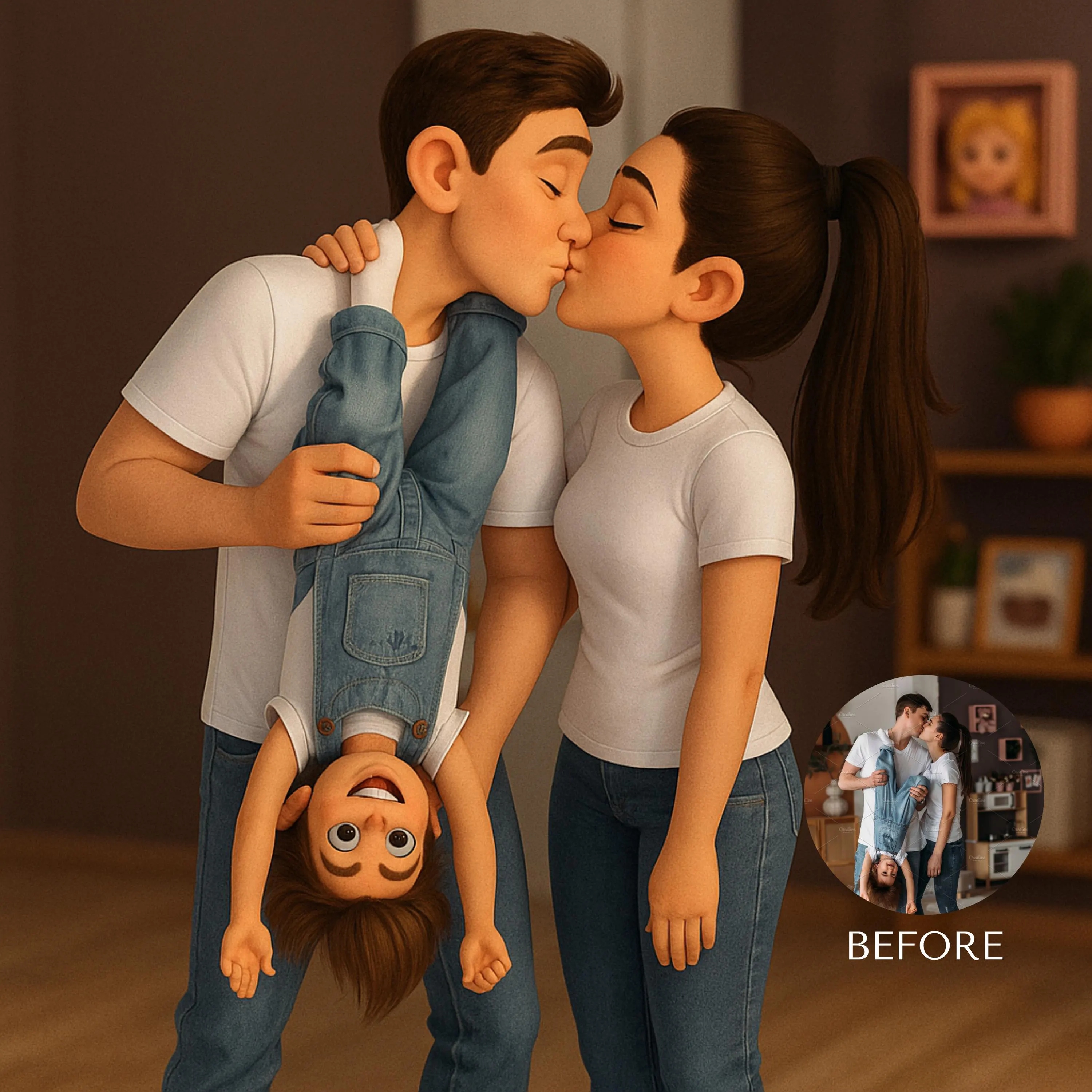 Custom 3D Cartoon Style Portra - 3D Printing Room recensie en prijs