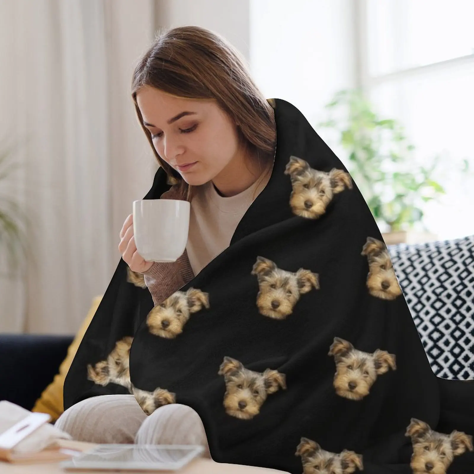 yorkshire terrier Throw Blanke - 3D Printing Yorkshire recensie en prijs