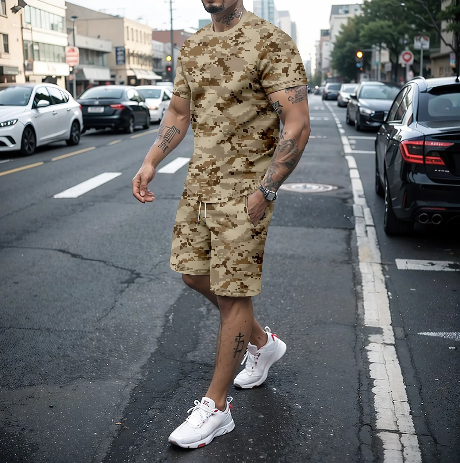 Camouflage Outdoor Tracksuits  - 3D Printing Custom recensie en prijs