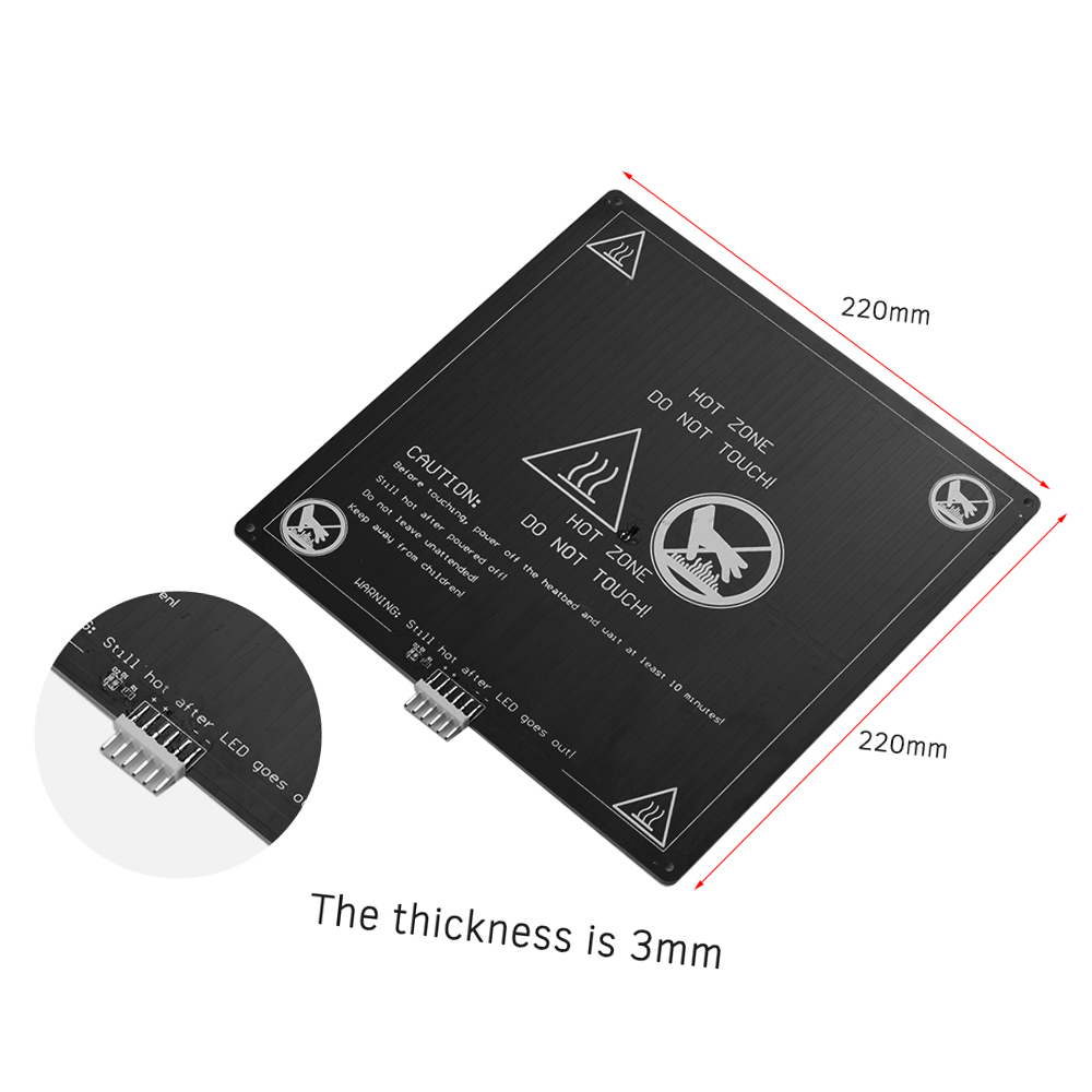Aluminum Heated Bed 12V Hotbed - 3D Printing Industrial recensie en prijs