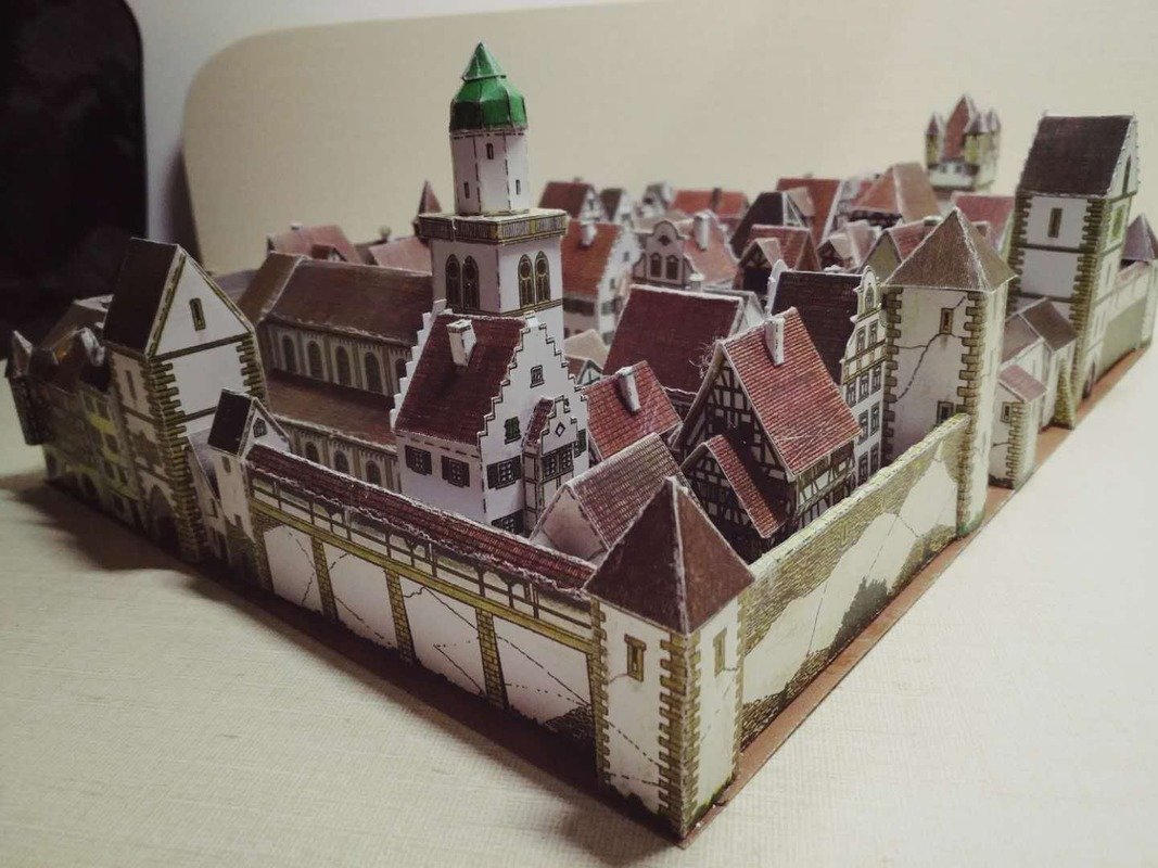 Medieval Town Building 3D Pape - 3D Printing Lego recensie en prijs